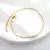 Pulseira Circular de Ouro com Joia – Brilho Sofisticado com Design