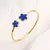 Pulseira Trevo Dourada – Brilho, Delicadeza e Boa Sorte
