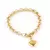 Pulseira de Ouro com Pingente de Coração – Delicadeza e Estilo