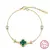 Joia de Concha com Flor de Quatro Trevos – Beleza Natural e Elegância Única - comprar online