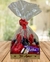 Cesta Presente com chocolate Milka, Espumante da Serra Gaúcha e muito mais.