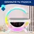 Reloj Velador Luz Led Cargador Celular Parlante Bluetooth Estructura Blanco Pantalla Negro - Grupomarkt