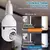 Foco Camara 360 Wifi Security Espia Ip Vision Nocturna Hd Color Blanco en internet