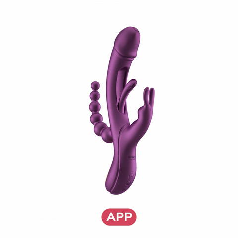 TRILUX Vibrador Rabbit triple estimulación con app by Honey Play Box® - comprar online