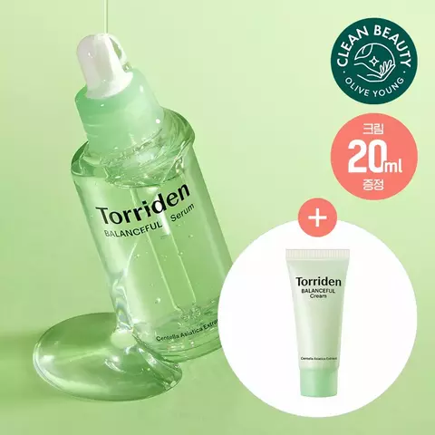 Torriden Balanceful Cica Calming Serum 50mL (+Balanceful Cream 20mL)