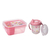 Kit Copo com Alças e Marmita Hermética Peppa Pig