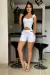 Enterizo braga shorts 2071 - comprar online