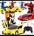 Coche transformable con control remoto