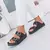 sandalia JUNE negra - magnolia shoes