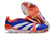 Chuteira Adidas Predator Elite Tongue FG - Azul/Laranja