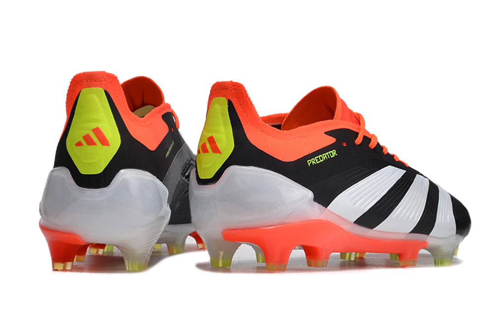 Chuteira Adidas Predator Elite FG - Preta/Laranja