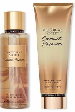 Kit Victoria's Secret Coconut Passion Hidratante 236ml + Body Splash 250ml