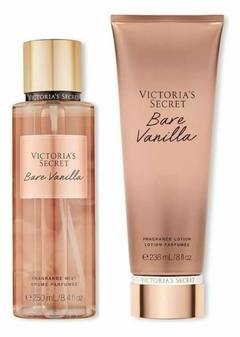 Kit Victoria's Secret Bare Vanilla Hidratante 236ml + Body Splash 250ml