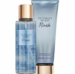 Kit Victoria's Secret Rush Hidratante 236ml + Body Splash 250ml