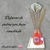 Difusor con flor de tela y base