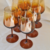 SET X 6 COPAS DE VINO HONEY