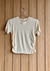 Blusa Baby Look Out - Off White - loja online