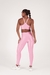 TRIO LEGGING BELA ROSA CANELADA