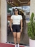 Blusa Baby Look Out - Off White - comprar online