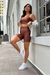 CONJUNTO TRILOBAL SHORT E TOP LILI - CAPUCCINO na internet