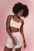 Short Blush Duplo Bege Acetinado - comprar online
