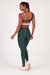 TRIO CONJUNTO LEGGING E TOP LUIZA - VERDE MILITAR COM ROSA - comprar online