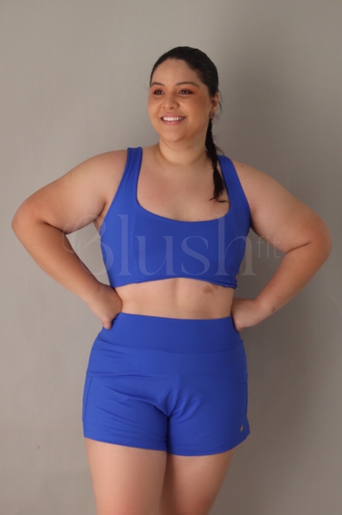 Top Blush Nadador Azul Bic