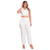 Conjunto Social Cropped & Calça Flare – Elegância que Valoriza Suas Curvas - comprar online