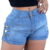 Short Jeans com Lycra Cintura Alta – O Encontro Perfeito entre Conforto e Estilo! - comprar online