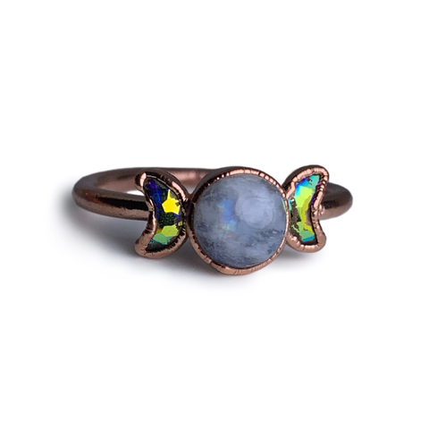 Triple Diosa, piedra luna tornasol/ últimas unidades! - comprar online