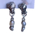 Aros de perlas y espirales III electroplata - comprar online