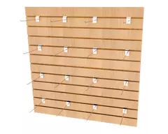 Imagem do Canaletado Modular ZARA - Painel Decorativo em MDF para Ambientes Residenciais e Comerciais 1200x1200mm (LxA)