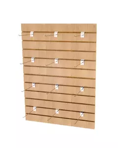 Imagem do Canaletado Modular ZARA - Painel Decorativo em MDF para Ambientes Residenciais e Comerciais 1200x900mm (LxA)
