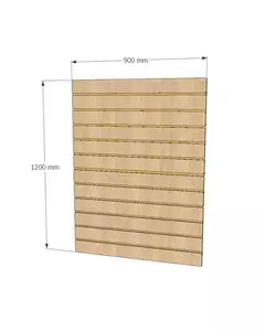 Canaletado Modular ZARA - Painel Decorativo em MDF para Ambientes Residenciais e Comerciais 1200x900mm (LxA)