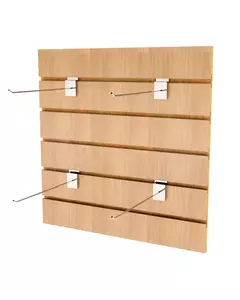 Imagem do Canaletado Modular ZARA - Painel Decorativo em MDF para Ambientes Residenciais e Comerciais 600x600mm (LxA)