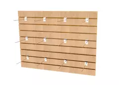 Imagem do Canaletado Modular ZARA - Painel Decorativo em MDF para Ambientes Residenciais e Comerciais 900x1200mm (LxA)