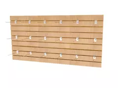 Imagem do Canaletado Modular ZARA - Painel Decorativo em MDF para Ambientes Residenciais e Comerciais 900x1800mm (LxA)