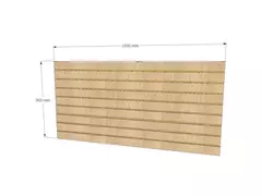 Canaletado Modular ZARA - Painel Decorativo em MDF para Ambientes Residenciais e Comerciais 900x1800mm (LxA)