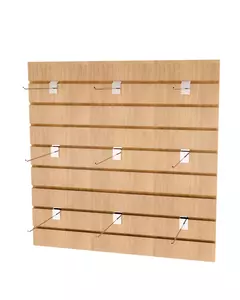 Canaletado Modular ZARA - Painel Decorativo em MDF para Ambientes Residenciais e Comerciais 900x900mm (LxA) - loja online