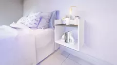Criado-Mudo Industrial ZARA com Nicho Design Moderno em MDF e Metal para Quarto - ZARA AMBIENTES PLANEJADOS