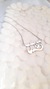 Collar letras caladas personalizado