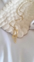 Collar mapa con maguén en plata 925 bañado en oro - comprar online