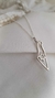Collar mapa con Maguén David en plata 925 - comprar online