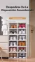 Zapatera Vertical Plegable Con 6 Cajas Acrílicas - VQSHOP