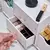 Imagen de Organizador de cosméticos multifuncional con espejo en forma de gato