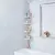 Estantería para rincones de baño de acero inoxidable, telescópico