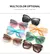 Óculos de sol quadrados grandes para mulheres, óculos de sol femininos, moldur - comprar online