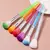 Lulaas escova de fibra macia para unhas, ferramentas de manicure, escova de limp