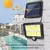 Lâmpada / Luminária Solar de Parede 120 Cob Com Sensor Presença 3 Funções I