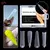 Novo 3d formas duplas unhas para poli prego gel cobra ruptura design formas supe - comprar online